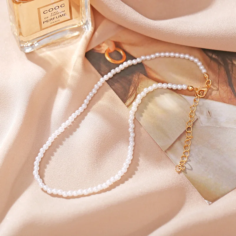 Vintage Pearl Necklaces For Women Handmade Beaded Chain Choker Collar Necklaces Fashion Jewelry Party Gift Wholesale
Vintage Pearl Necklaces For Women Handmade Beaded Chain Choker Collar Necklaces Fashion Jewelry Party Gift Wholesale