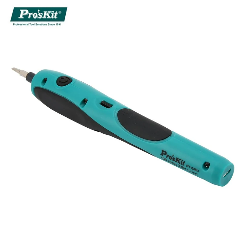 

Pro'sKit PT-036U 3.6V Li-ion USB Cordless Screwdriver Multifunction Power Repairing Hand Tool Kit