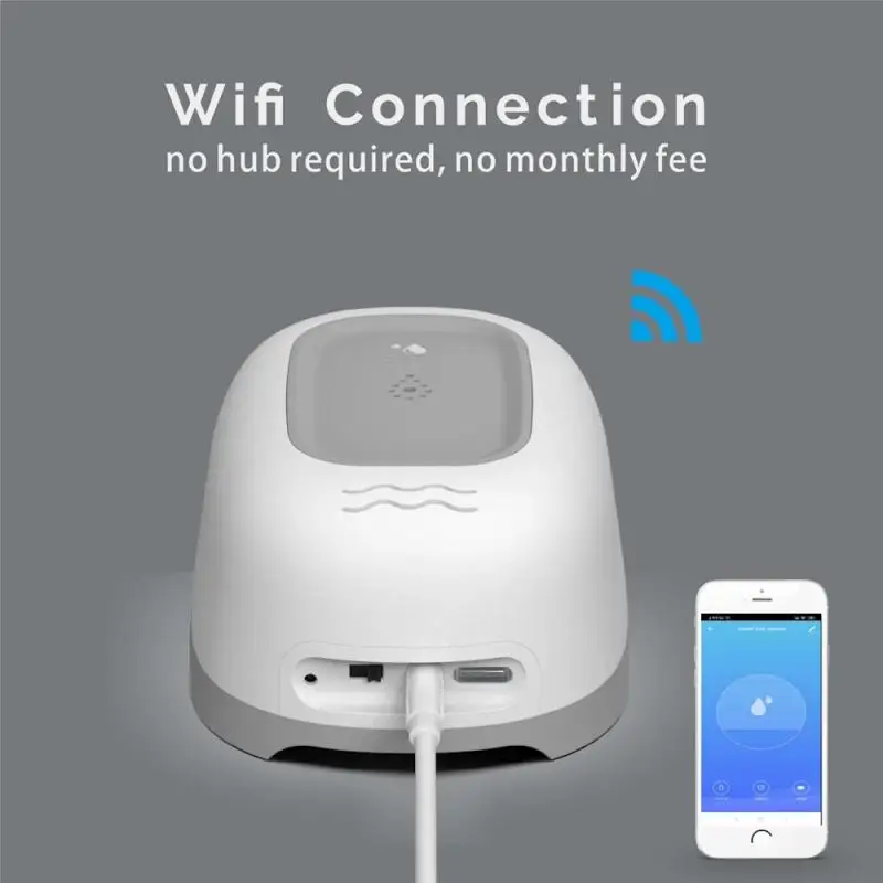 Smart Tuya 2.4G Wifi Water Leak Alarm Sensor Home Security Alarm Smart Detector 1.5 Years Battery Standby No Hub Required
Smart Tuya 2.4G Wifi Water Leak Alarm Sensor Home Security Alarm Smart Detector 1.5 Years Battery Standby No Hub Required