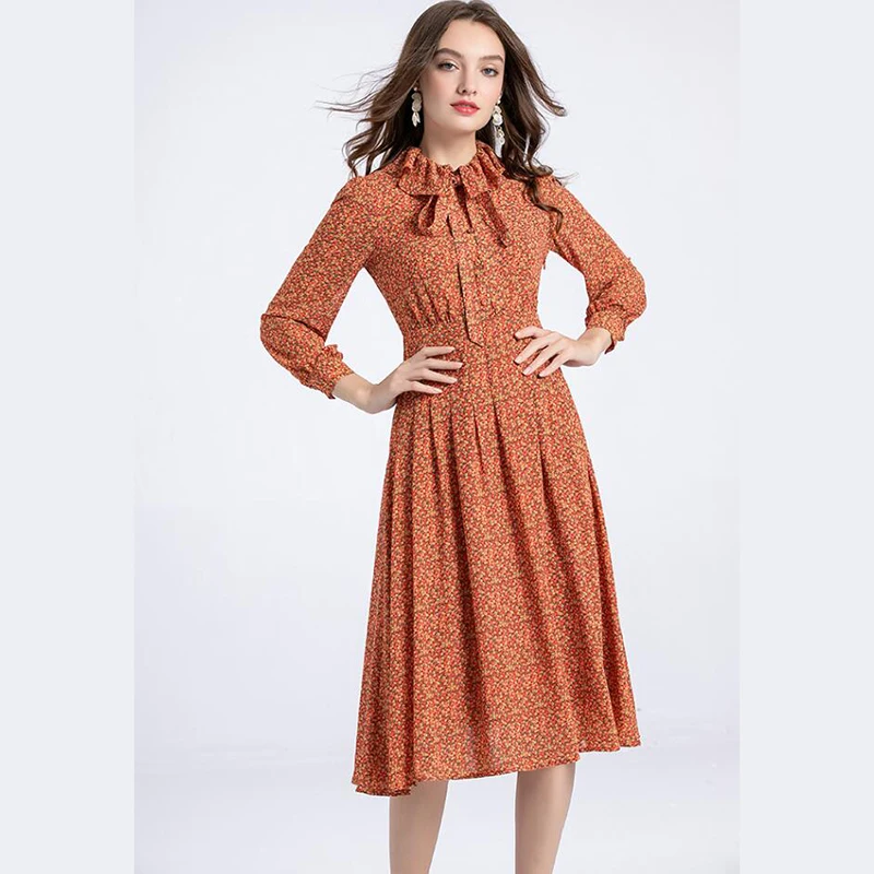 Women Runway Dress 2020 High Quality Ruffles Neck Long Sleeve Printed Casual Dresses NP0915A
Women Runway Dress 2020 High Quality Ruffles Neck Long Sleeve Printed Casual Dresses NP0915A