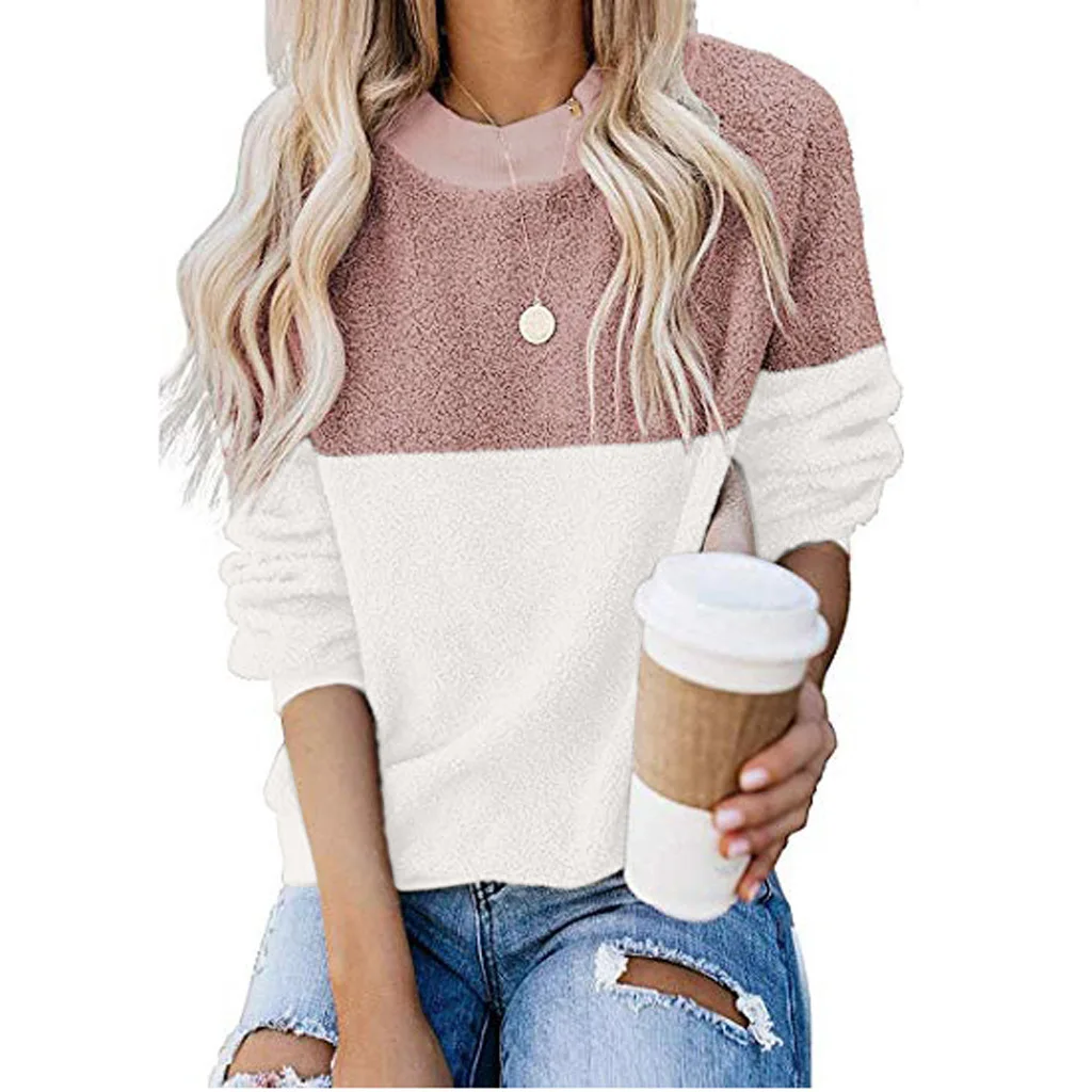 Women Fleece Hoodie Coats Autumn Female O-Neck Long Sleeve Pullover Flurry Pullover Sweatshirts WDC8421
Women Fleece Hoodie Coats Autumn Female O-Neck Long Sleeve Pullover Flurry Pullover Sweatshirts WDC8421