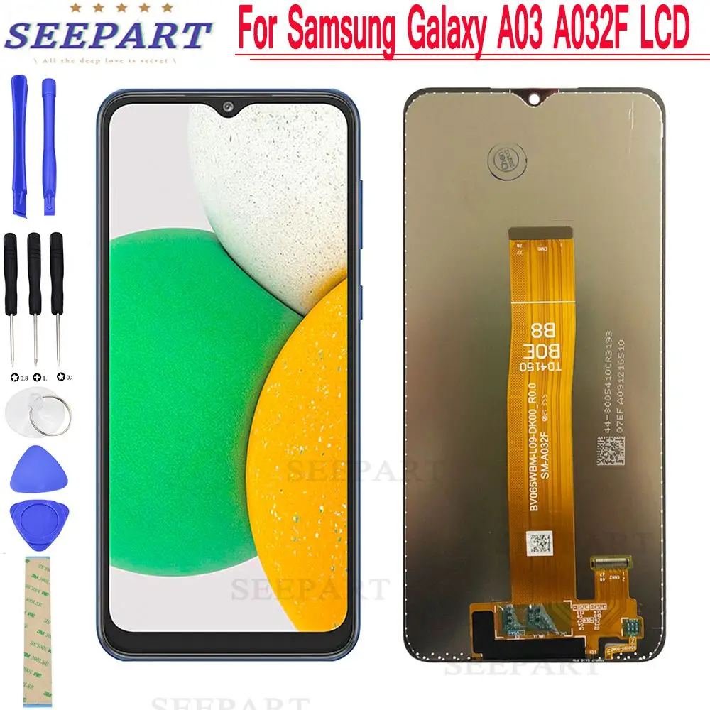 Оригинальный дисплей 6,5 ''для Samsung Galaxy A03 LCD A032F,A032M,A032FD, фотодисплей, цифровой преобразователь сенсорного экрана в сборе A032 дисплей
Оригинальный дисплей 6,5 ''для Samsung Galaxy A03 LCD A032F,A032M,A032FD, фотодисплей, цифровой преобразователь сенсорного экрана в сборе A032 дисплей