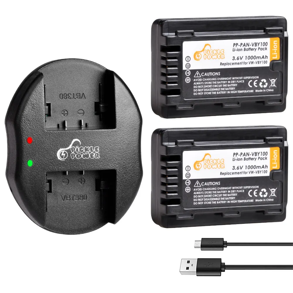 VW-VBY100 VW VBY100 Battery + Dual Charger for Panasonic HC-V201 HC-V201K HC-V110 HC-V110GK HC-V110K HC-V110P V130 V160 V210
VW-VBY100 VW VBY100 Battery + Dual Charger for Panasonic HC-V201 HC-V201K HC-V110 HC-V110GK HC-V110K HC-V110P V130 V160 V210
