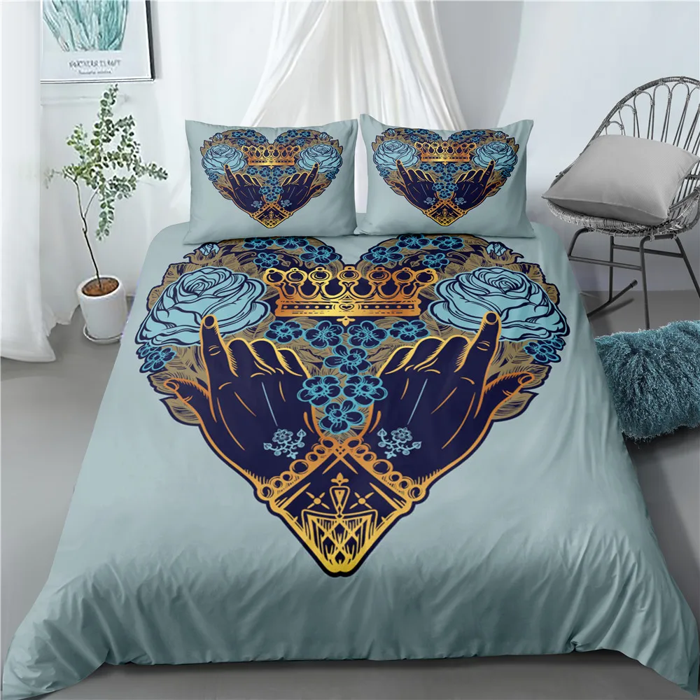 Wongs bedding Heart Bedding Set Love wedding Duvet Cover Pillowcase Single Queen King Bedlinen new 3pcs
Wongs bedding Heart Bedding Set Love wedding Duvet Cover Pillowcase Single Queen King Bedlinen new 3pcs
