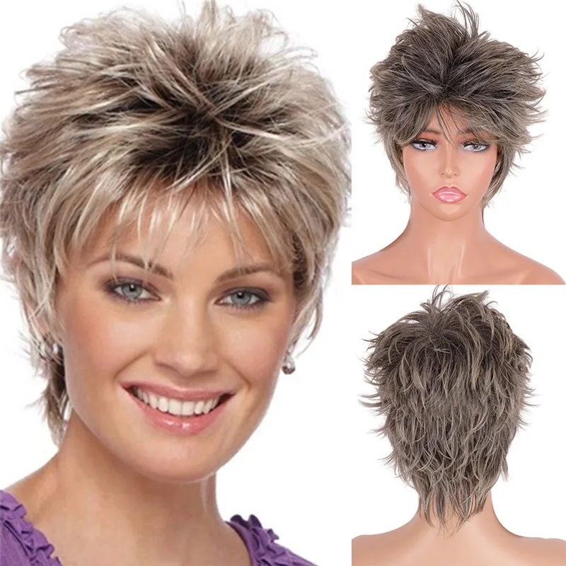 Women Short Omber Brown Nature Wavy Wig Synthetic Wig Heat Resistant Fiber For Women Daily Party Use Nature Looking
Women Short Omber Brown Nature Wavy Wig Synthetic Wig Heat Resistant Fiber For Women Daily Party Use Nature Looking