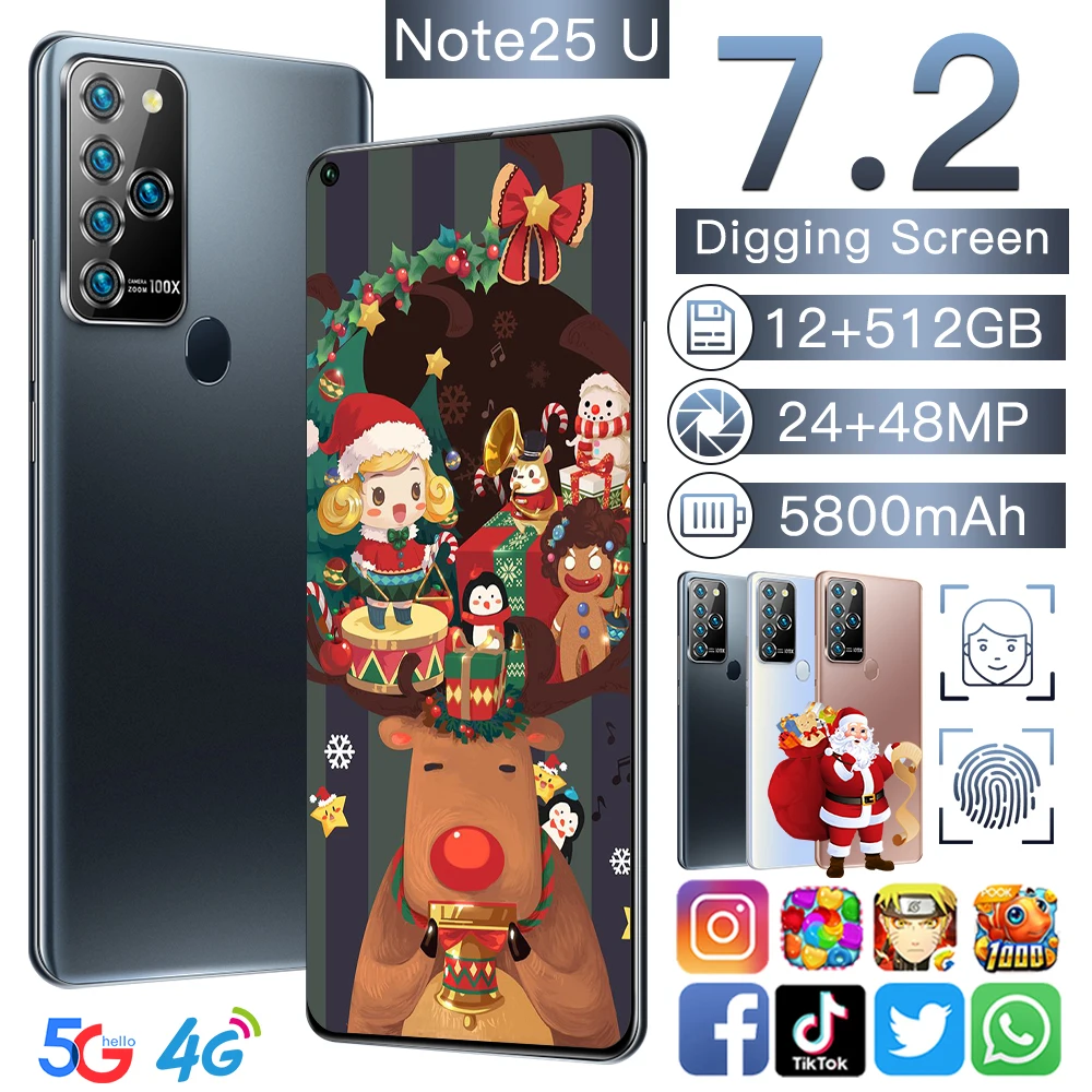 100% оригинальный смартфон глобальная версия Note25U, 7,2 дюйма, разблокировка по лицу, 12 Гб + 512 ГБ, большой экран, 10 ядер, 4G/Φ
100% оригинальный смартфон глобальная версия Note25U, 7,2 дюйма, разблокировка по лицу, 12 Гб + 512 ГБ, большой экран, 10 ядер, 4G/Φ