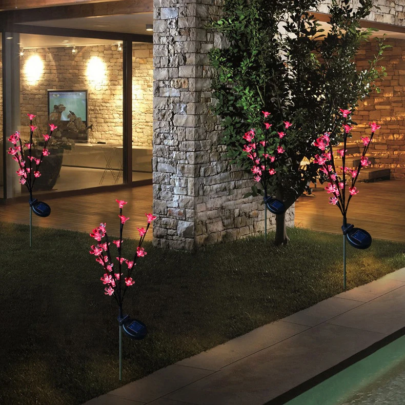 Solar Light LED Cherry Blossom Lawn Light Outdoor Waterproof Courtyard Garden Park Path Decorative Lighting Christmas Solar Lamp
Solar Light LED Cherry Blossom Lawn Light Outdoor Waterproof Courtyard Garden Park Path Decorative Lighting Christmas Solar Lamp