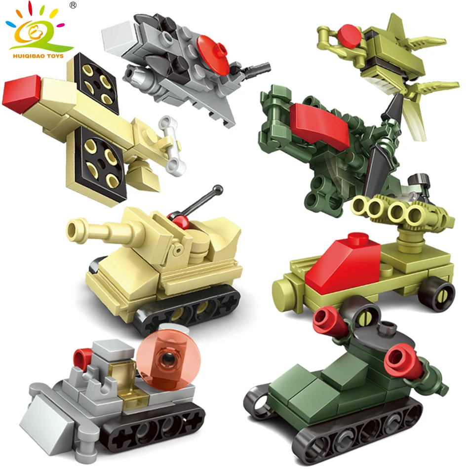 8sets 2in1 Mini Military Tank Trucks Helicopter Building Blocks Compatible Army Vehicle Weapon DIY Brick
8sets 2in1 Mini Military Tank Trucks Helicopter Building Blocks Compatible Army Vehicle Weapon DIY Brick
