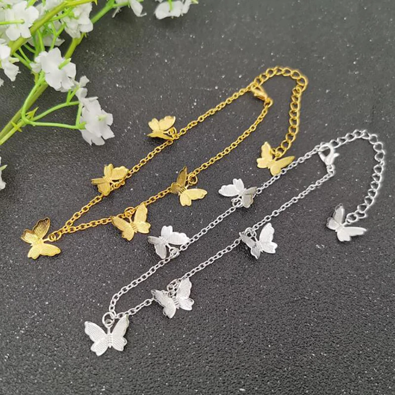 New Fashion Butterfly Anklets For Women Gold Silver Color Chain Ankle Bracelet On the Leg 2021 Bohemian Foot Jewelry
New Fashion Butterfly Anklets For Women Gold Silver Color Chain Ankle Bracelet On the Leg 2021 Bohemian Foot Jewelry
