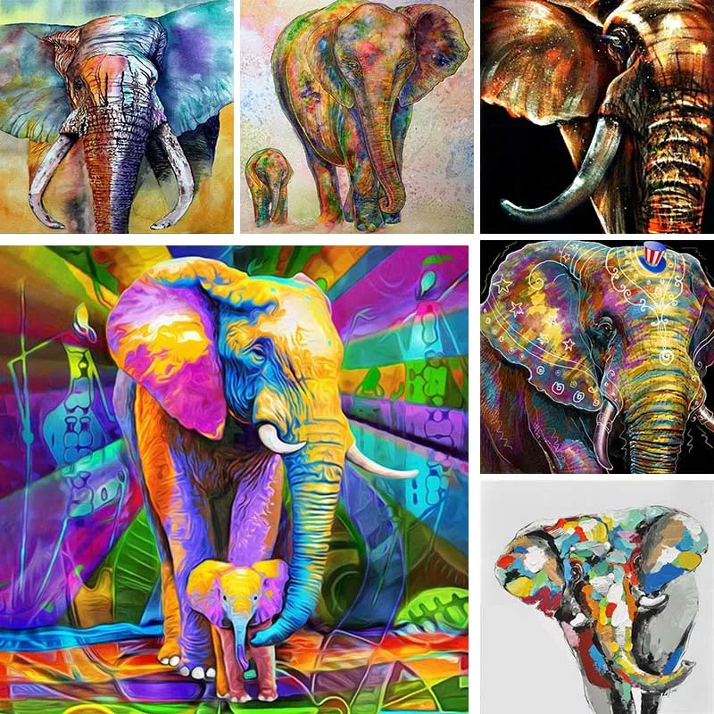 Cartoon 5D Diamond Painting Kit Elephant Animal Mosaic DIY Diamond Embroidery Colorful Image Rhinestone Home Decoration N67
Cartoon 5D Diamond Painting Kit Elephant Animal Mosaic DIY Diamond Embroidery Colorful Image Rhinestone Home Decoration N67