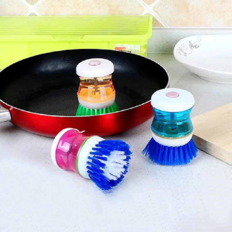 Pressure Washing Brush Pot Dish Bowl Cleaning Scrubber Hand Washing Creative kitchen accessories Random Color 8.5Cm*7Cm
Pressure Washing Brush Pot Dish Bowl Cleaning Scrubber Hand Washing Creative kitchen accessories Random Color 8.5Cm*7Cm