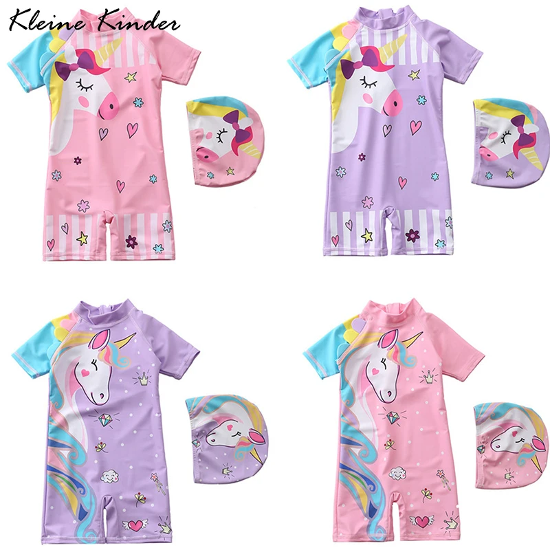 Baby Swimwear Unicorn Print Girl Swimsuit One Piece Short Sleeve Children's Bathing Suit UV Protection Summer Beach Clothing 
Baby Swimwear Unicorn Print Girl Swimsuit One Piece Short Sleeve Children's Bathing Suit UV Protection Summer Beach Clothing