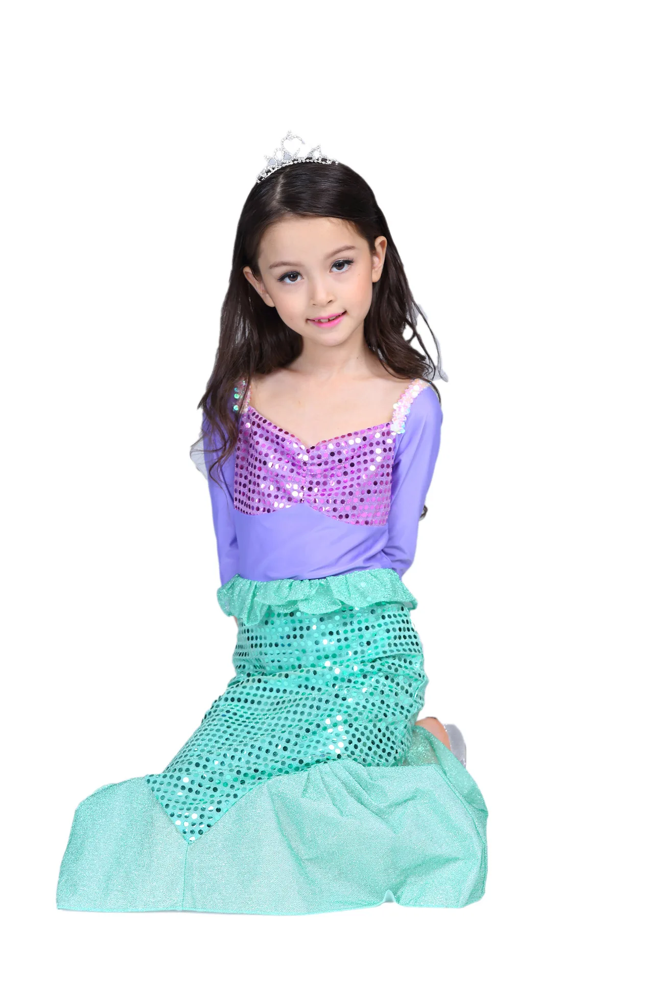 Hallween Carnaval Costumes for Kids Girl Long Sleeve Little Mermaid Costume Dress + Headband Children Girl Birthday Outfit
Hallween Carnaval Costumes for Kids Girl Long Sleeve Little Mermaid Costume Dress + Headband Children Girl Birthday Outfit