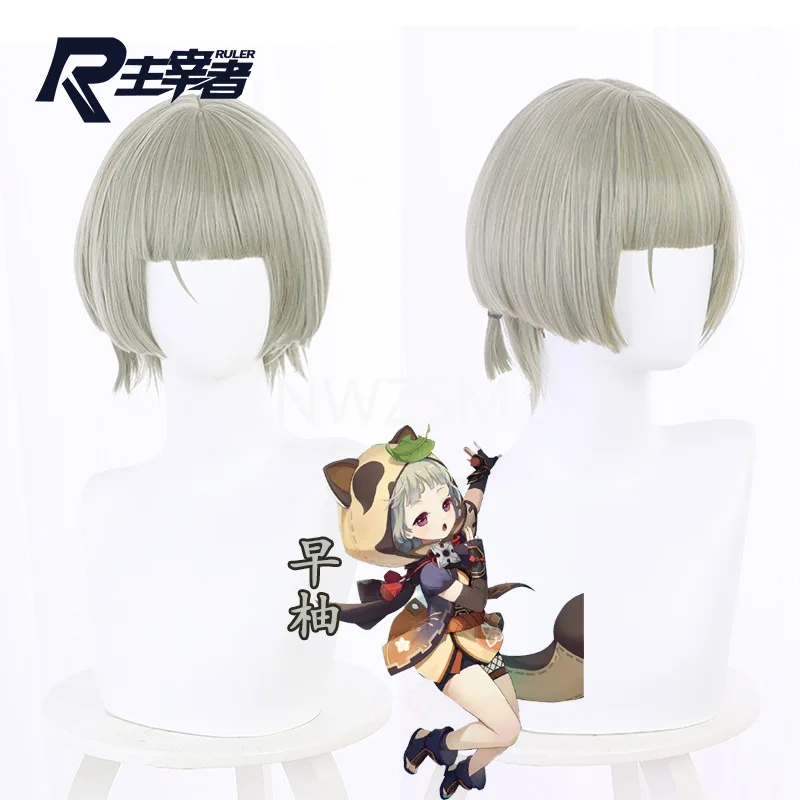 Парик для косплея Game Genshin Impact Sayu, парик для косплея Sayu, 35 см, голубовато-серый женский головной убор, Короткие термостойкие синтетические вол...
Парик для косплея Game Genshin Impact Sayu, парик для косплея Sayu, 35 см, голубовато-серый женский головной убор, Короткие термостойкие синтетические вол...