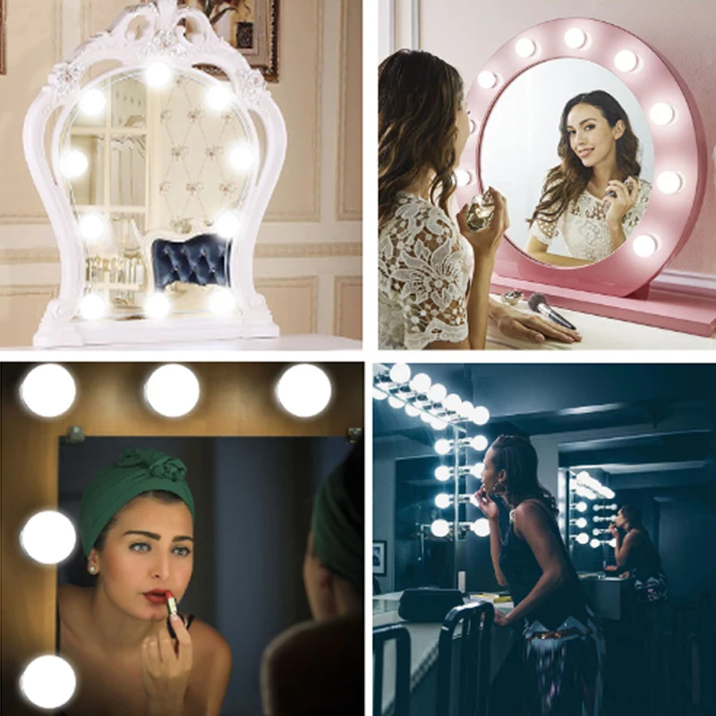 DIY Connectable 12V LED Dimmable Cosmetic Mirror Bulb Ball LED Makeup Mirror lamps accessories for Hollywood Vanity Lights
DIY Connectable 12V LED Dimmable Cosmetic Mirror Bulb Ball LED Makeup Mirror lamps accessories for Hollywood Vanity Lights