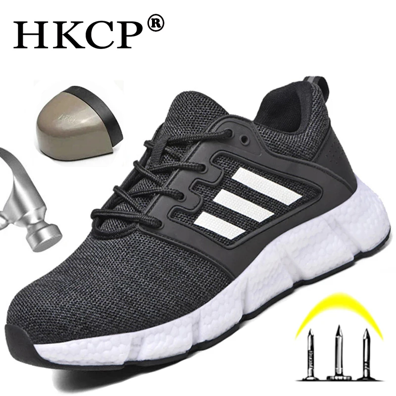Mens Work Safety Shoes Breathable Outdoor Construction Boots Puncture Proof Comfortable Industrial Boots Steel Toe Sneakers New
Mens Work Safety Shoes Breathable Outdoor Construction Boots Puncture Proof Comfortable Industrial Boots Steel Toe Sneakers New