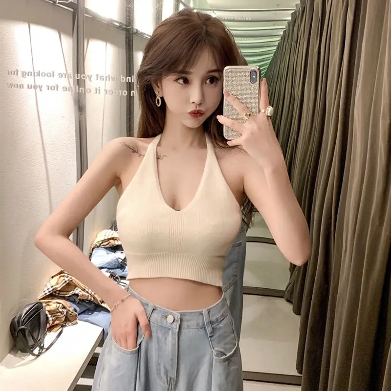 Women Corset Tops Halter Spaghetti Straps Vest Female Summer Sexy Sleeveless Short Coat Tank Camis Crop Top For Women
Women Corset Tops Halter Spaghetti Straps Vest Female Summer Sexy Sleeveless Short Coat Tank Camis Crop Top For Women
