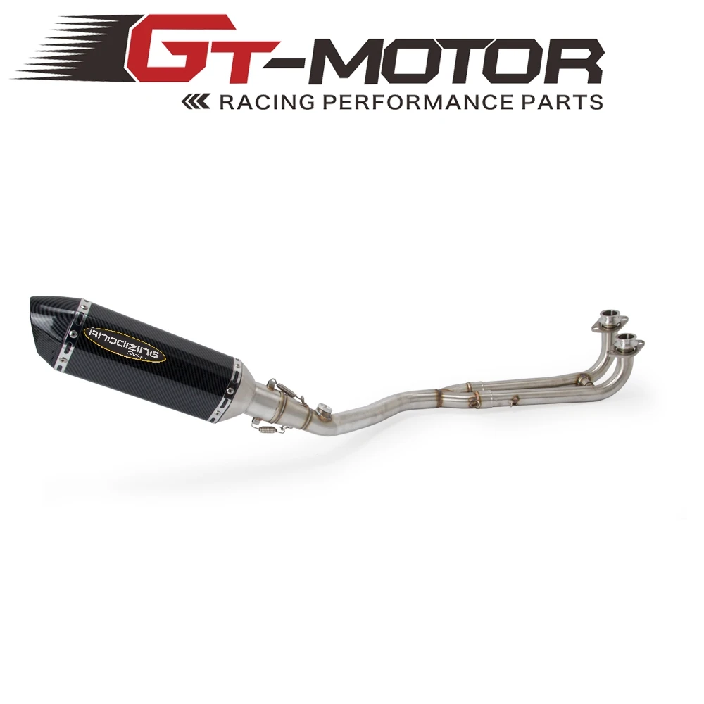 GT Motor - FULL Exhaust muffler system with exhaust FOR Yamaha Tmax500 TMAX 500 TMAX530 TMAX 530 T-MAX 2008-2016
GT Motor - FULL Exhaust muffler system with exhaust FOR Yamaha Tmax500 TMAX 500 TMAX530 TMAX 530 T-MAX 2008-2016
