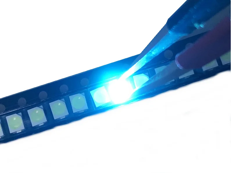 1000 шт./лот SMD светодиодные диоды 2835 Diode 3528 LED Diodo Kit зеленый красный теплый белый