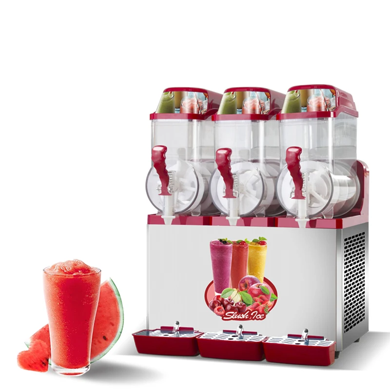 Commercial Slushy Machine 12L x 3 Three Bowls Frozen Drink Slush Maker 900W Smoothie Slushie Stainless Steel Ice Juice
Commercial Slushy Machine 12L x 3 Three Bowls Frozen Drink Slush Maker 900W Smoothie Slushie Stainless Steel Ice Juice