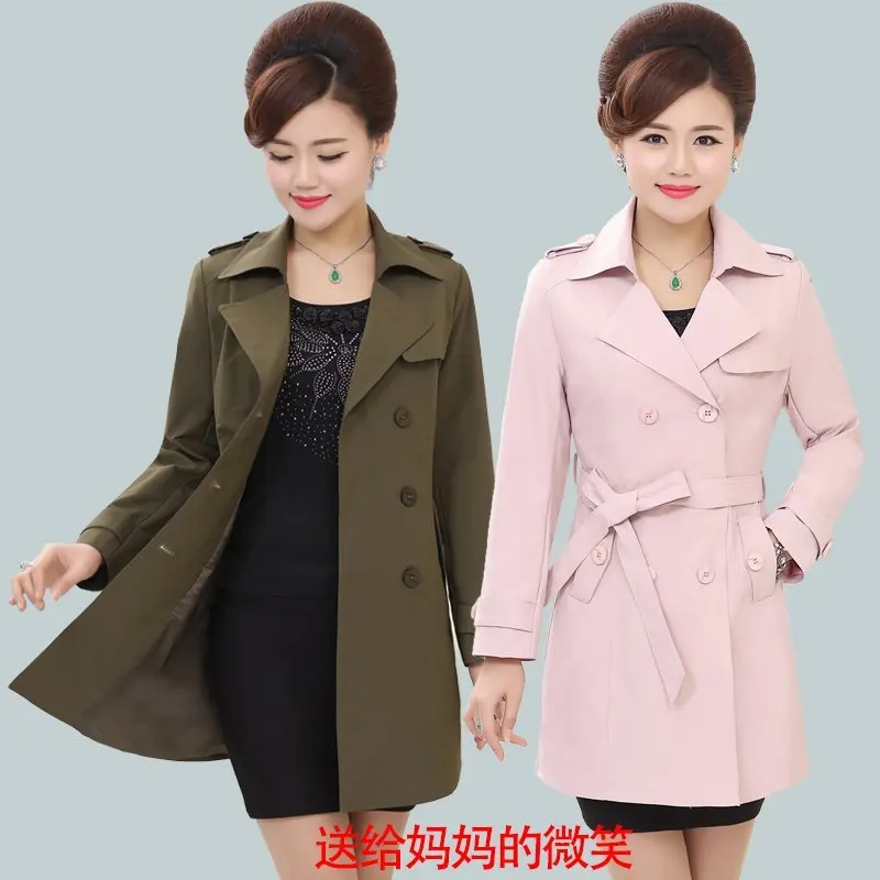 2020 Spring Autumn New Women Classic Double Breasted Mid-long Trench Coat Female Slim Street Windbreaker Business Outerwear
2020 Spring Autumn New Women Classic Double Breasted Mid-long Trench Coat Female Slim Street Windbreaker Business Outerwear
