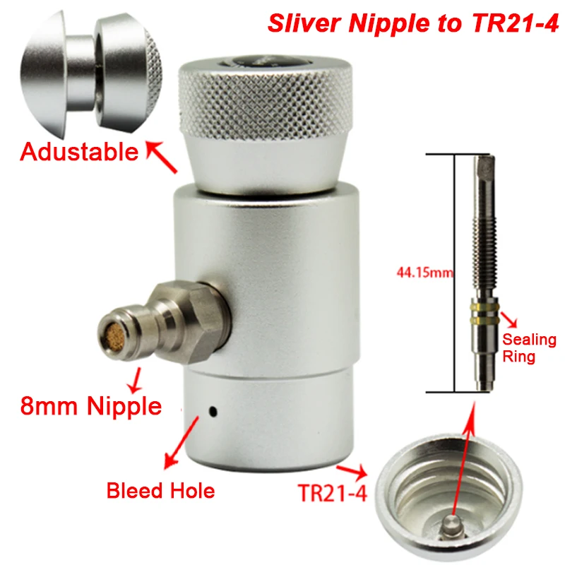 Inflatable Connector High Quality Stainless Steel Airsoft Refillable CO2 Refill Adapter Connector Gas Regulator Soda Cylinder
Inflatable Connector High Quality Stainless Steel Airsoft Refillable CO2 Refill Adapter Connector Gas Regulator Soda Cylinder