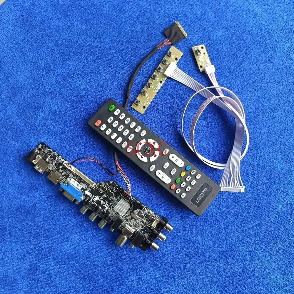 VGA USB AV DVB HDMI-compatible Kit Matrix drive card For LP140WH2-TLM2/TLN1/TLQ1/TLS1/TLT1/TLTA 1366*768 LED Digital LVDS-40Pin
VGA USB AV DVB HDMI-compatible Kit Matrix drive card For LP140WH2-TLM2/TLN1/TLQ1/TLS1/TLT1/TLTA 1366*768 LED Digital LVDS-40Pin