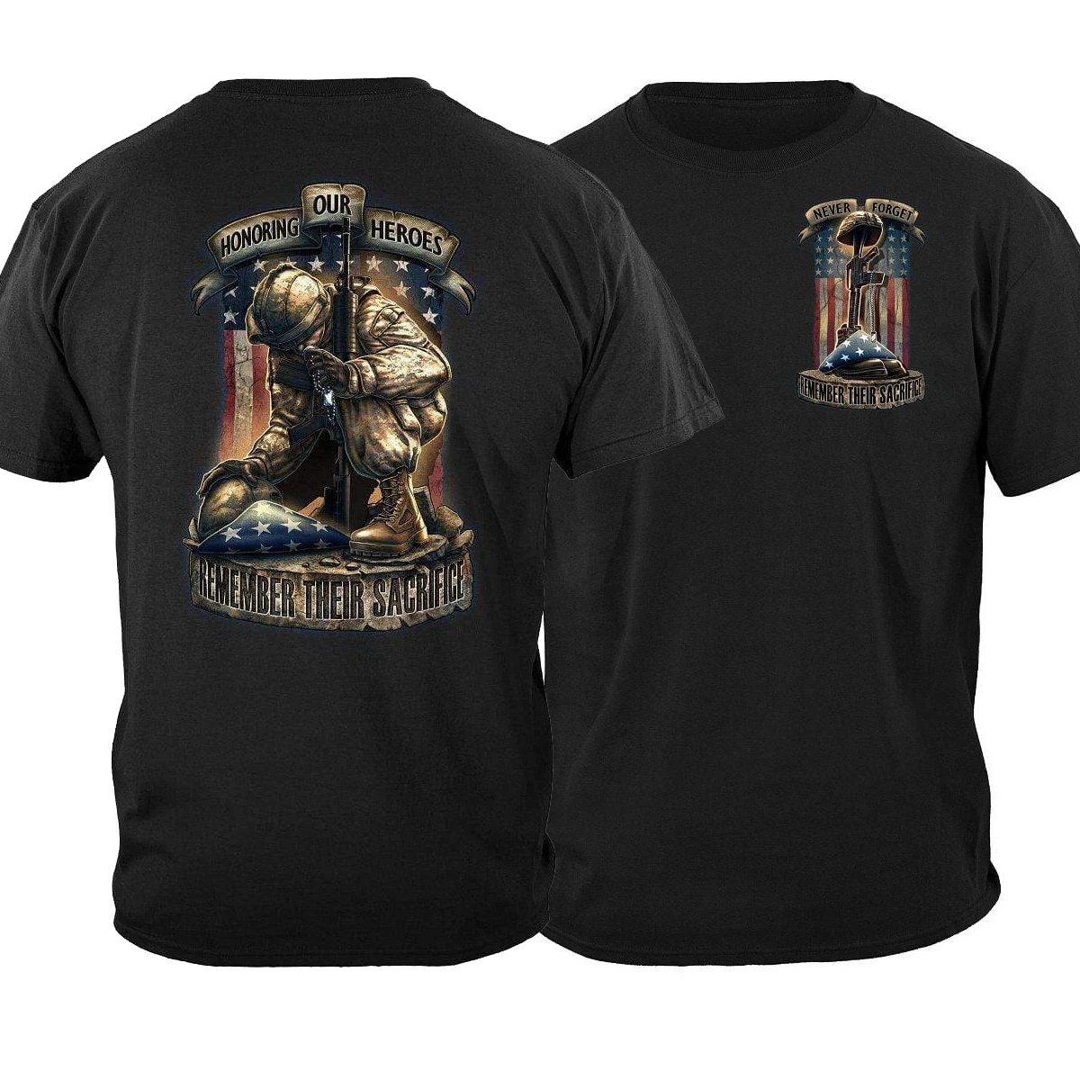 Honor Our Heroes, Remember Their Sacrifice. American Flag Soldier T-Shirt. Summer Cotton O-Neck Short Sleeve Mens T Shirt New
Honor Our Heroes, Remember Their Sacrifice. American Flag Soldier T-Shirt. Summer Cotton O-Neck Short Sleeve Mens T Shirt New
