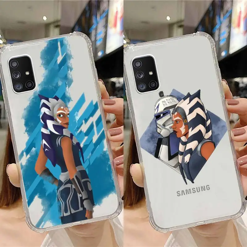 Ahsoka Tano Phone Case Transparent For Samsung Note A 7 8 9 10 20 50 51 71 90 20 11 81 e LITE Ultra PRO
Ahsoka Tano Phone Case Transparent For Samsung Note A 7 8 9 10 20 50 51 71 90 20 11 81 e LITE Ultra PRO