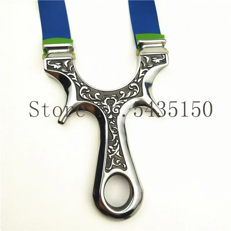 Stainless Titanium Steel Metal Slingshot Catapult Sling Shot Marble Outdoor Hunting Accessories with Powerful Rubber Band
Stainless Titanium Steel Metal Slingshot Catapult Sling Shot Marble Outdoor Hunting Accessories with Powerful Rubber Band