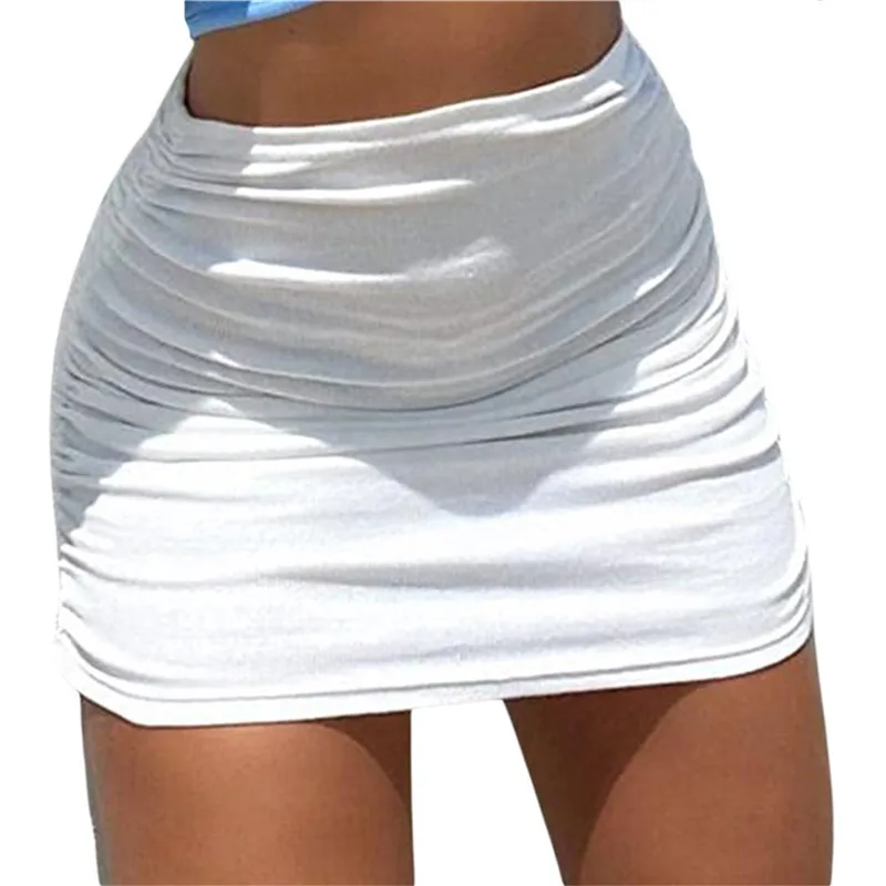 Women Solid Color Wrapped Skirts Slimming Pencil Bottoms Clothing Women High Waist Ruched Short Mini Skirt Casual Beach
Women Solid Color Wrapped Skirts Slimming Pencil Bottoms Clothing Women High Waist Ruched Short Mini Skirt Casual Beach