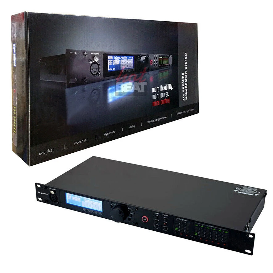 GAX-360 Professional Stage Sound System 3 In 6 Out Sound Processor Complete Loudspeaker Management System
GAX-360 Professional Stage Sound System 3 In 6 Out Sound Processor Complete Loudspeaker Management System