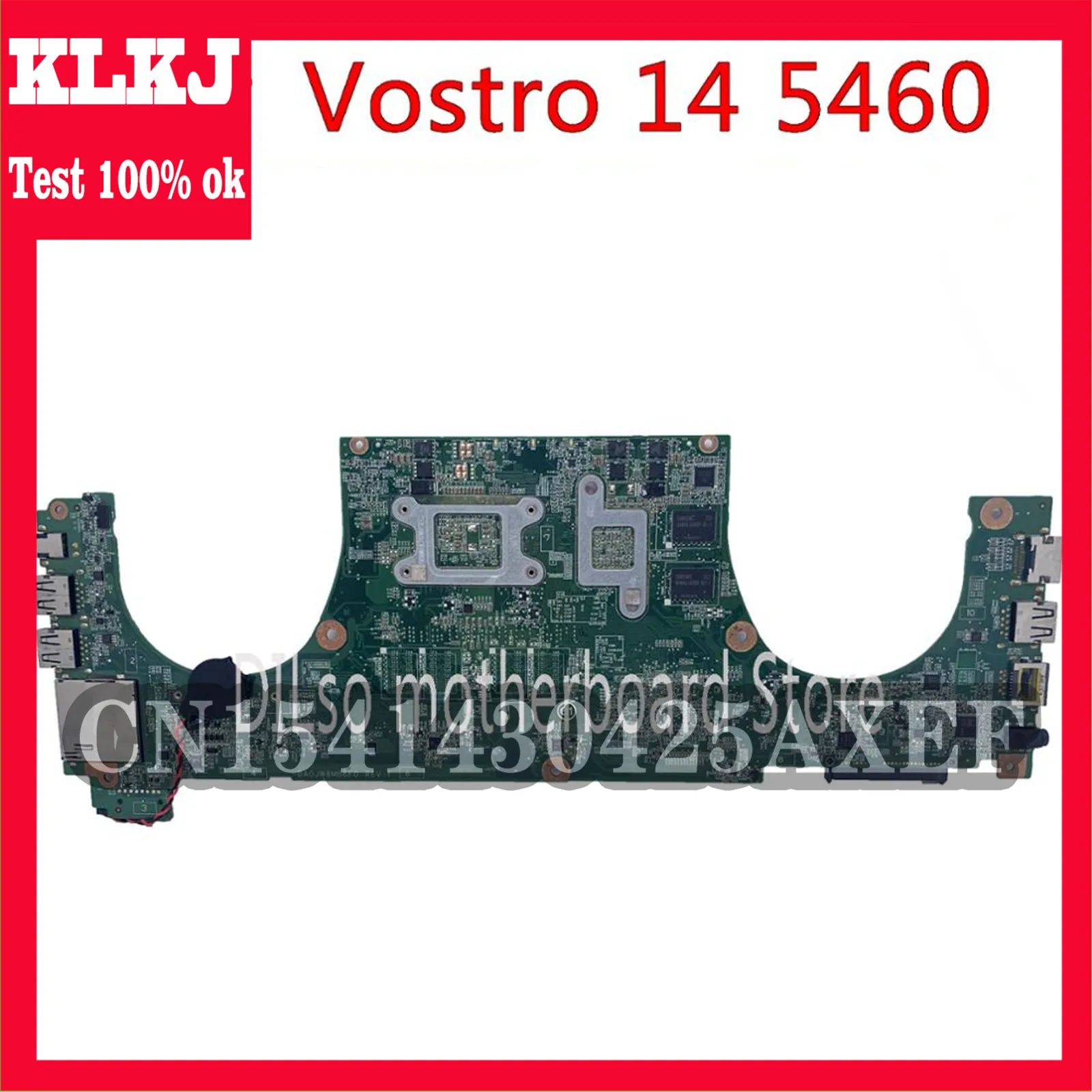 KLKJ DA0JW8MB6F0 Motherboard For Dell 5460 Laptop Motherboard Original Mainboard I5 Cpu Tetsed Notebook PM
KLKJ DA0JW8MB6F0 Motherboard For Dell 5460 Laptop Motherboard Original Mainboard I5 Cpu Tetsed Notebook PM