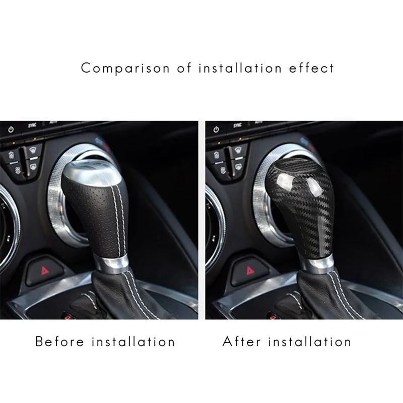 Carbon Fiber Interior Gear Head Shift Knob Cover Trim Stickers For For chevrolet Camaro 2019
Carbon Fiber Interior Gear Head Shift Knob Cover Trim Stickers For For chevrolet Camaro 2019
