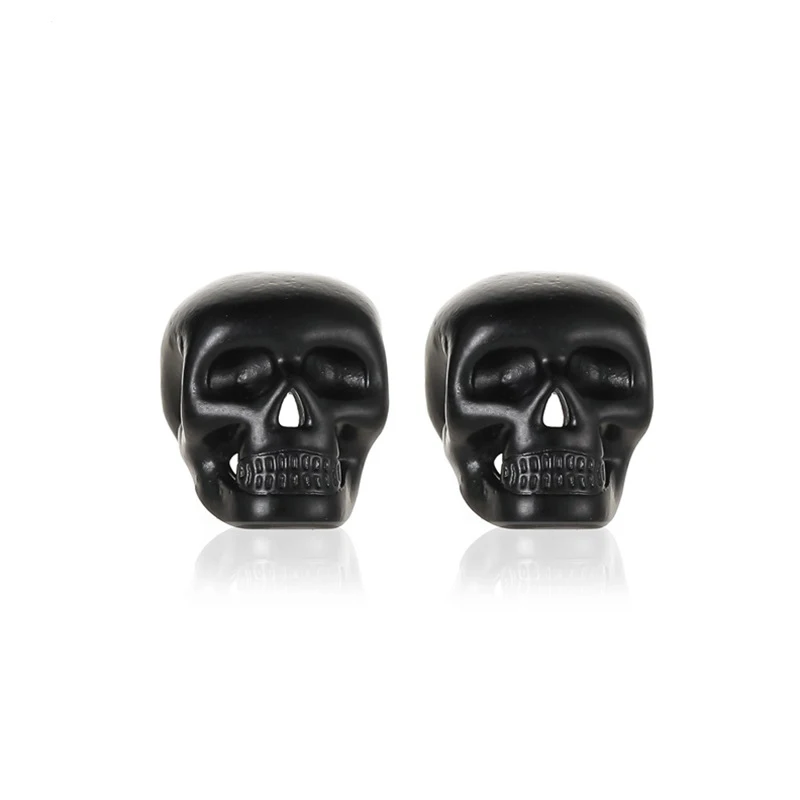 Fashion Metal Stud Earrings Skull Jewelry Punk Cool 1Pair Black Skeleton Earrings Halloween Vintage Men Women Valentines Gift
Fashion Metal Stud Earrings Skull Jewelry Punk Cool 1Pair Black Skeleton Earrings Halloween Vintage Men Women Valentines Gift
