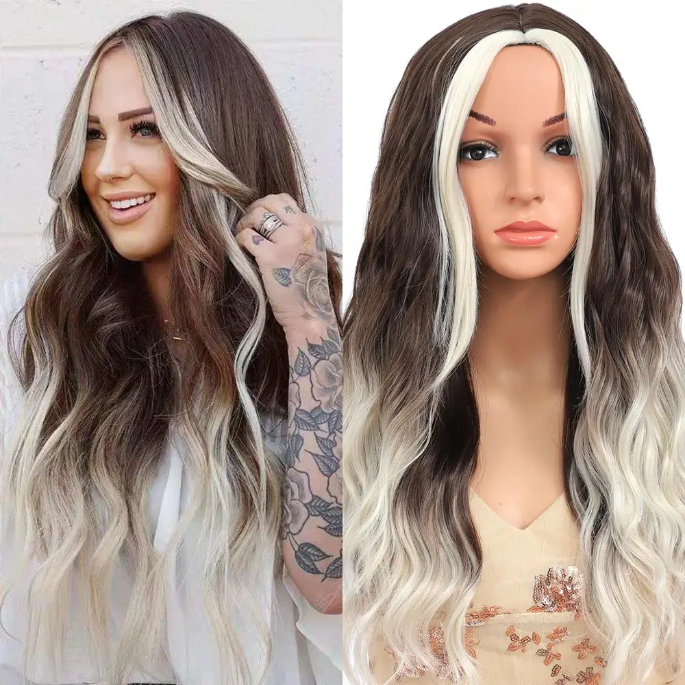 26inch Long Wavy Wig Natural Part Ombre Heat Resistant Synthetic Wigs for Women Cosplay Daily Wigs
26inch Long Wavy Wig Natural Part Ombre Heat Resistant Synthetic Wigs for Women Cosplay Daily Wigs