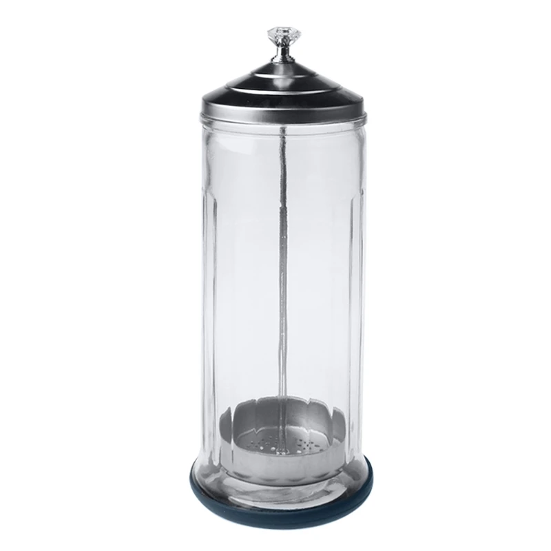 Disinfection Jar Container Sterilizer Cup Large Capacity Disinfecting Bottle for Salon Barber Hair Manicure Tools G99E