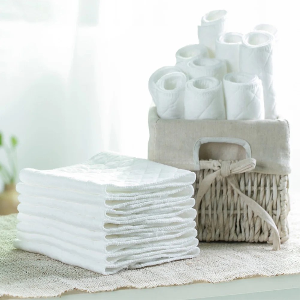 10pcs Cover Prefold 3-Ply Portable Pocket White Reusable Cotton Blend Lightweight Wrap Washable Nappies Cloth Diapers Baby
10pcs Cover Prefold 3-Ply Portable Pocket White Reusable Cotton Blend Lightweight Wrap Washable Nappies Cloth Diapers Baby