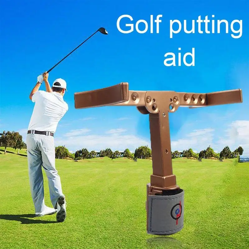 Golf Putting Training Aid Hands Arms Wrist Lock Stroke T-Shaped Practice Putting Aid 
Golf Putting Training Aid Hands Arms Wrist Lock Stroke T-Shaped Practice Putting Aid