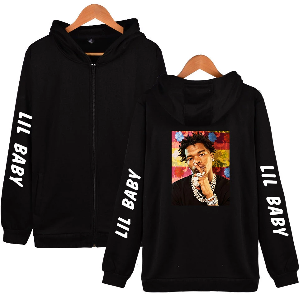 WAWNI New Lil Baby 2020 Fashion Zipper Hooded Sweatshirt Polyester Fabric Harajuku Hip Hop Style Casual Street Hooded Sweatshirt
WAWNI New Lil Baby 2020 Fashion Zipper Hooded Sweatshirt Polyester Fabric Harajuku Hip Hop Style Casual Street Hooded Sweatshirt