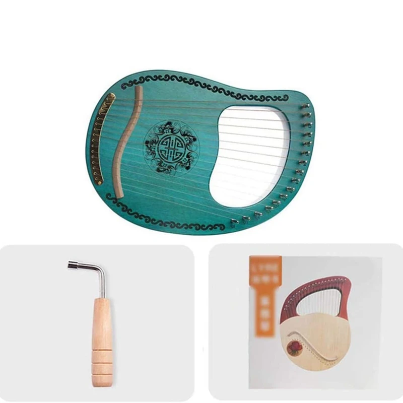 Harp Lyre,Mahogany 16 String Harp,with Tone Wrench,Suitable for Music Lovers, Beginners, Children and Adults,Etc
Harp Lyre,Mahogany 16 String Harp,with Tone Wrench,Suitable for Music Lovers, Beginners, Children and Adults,Etc