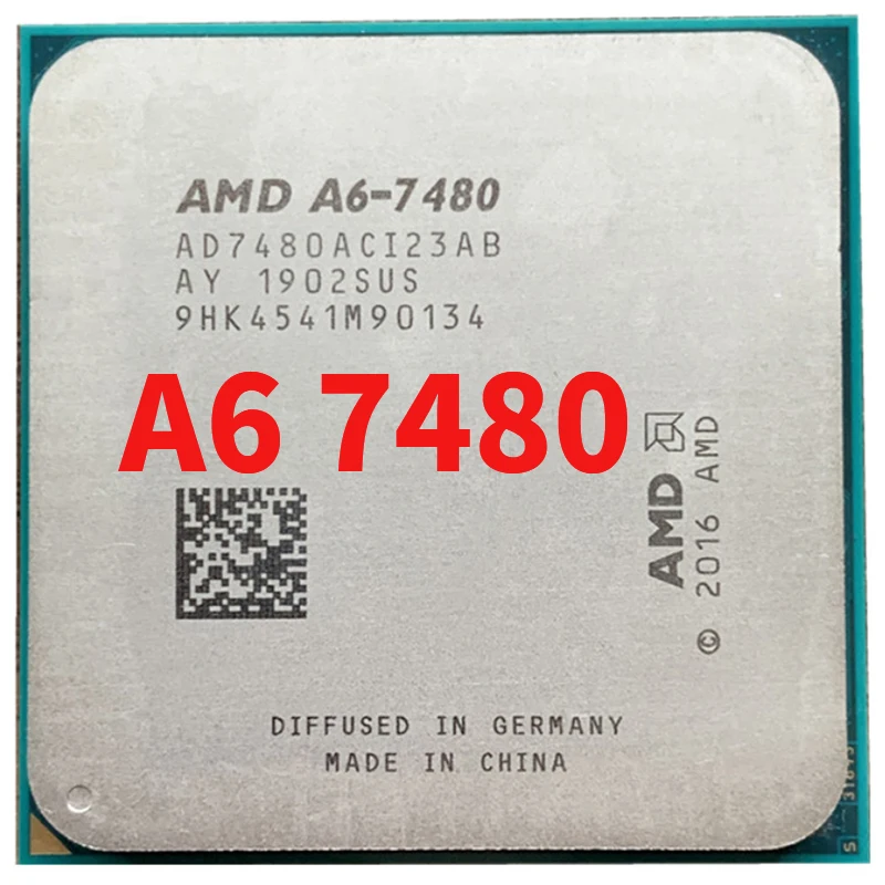 AMD A6-Series A6-7480 A6 7480 3.5 GHz Dual-Core Dual-Thread CPU Processor 65W L2=1M Socket FM2+
AMD A6-Series A6-7480 A6 7480 3.5 GHz Dual-Core Dual-Thread CPU Processor 65W L2=1M Socket FM2+