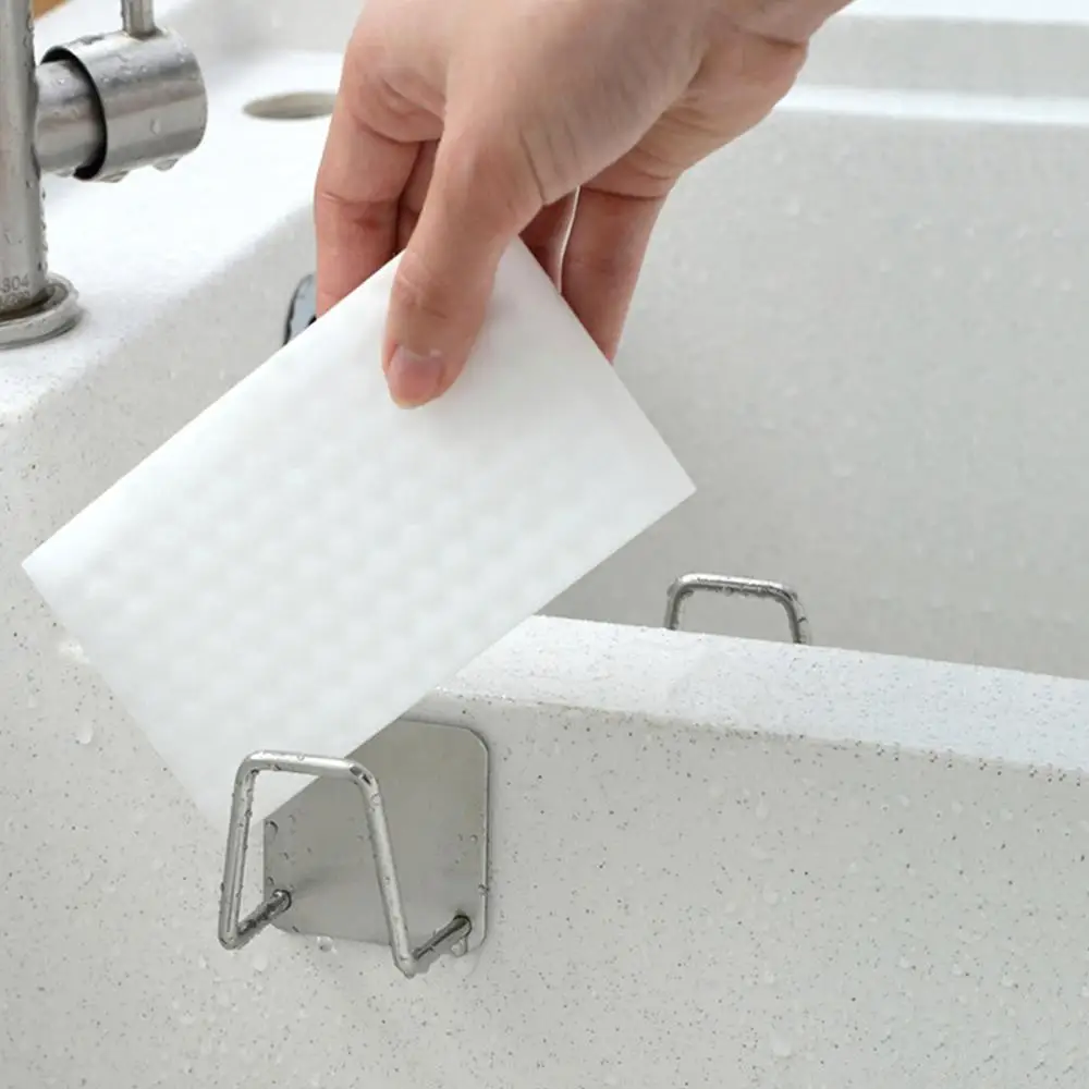 1PC Stainless Steel Hook up Sponge Towel Soap Mini Storage Rack Kitchen Bathroom Hanging Hook Self Adhesive Strainer Organiser
1PC Stainless Steel Hook up Sponge Towel Soap Mini Storage Rack Kitchen Bathroom Hanging Hook Self Adhesive Strainer Organiser