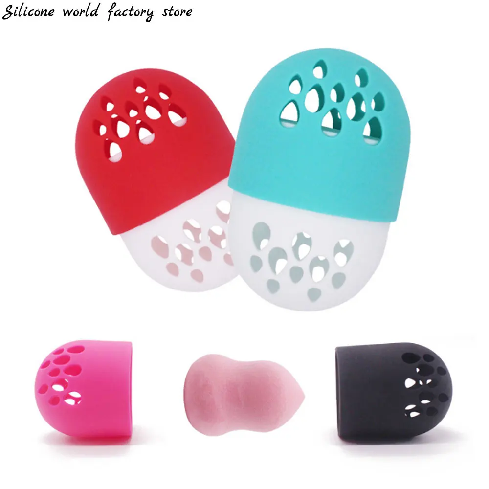 Silicone world Powder Puff Holder Sponge Makeup egg Drying Case Portable Soft Silicone Cosmetic Sponge Box Holder Capsule Rack
Silicone world Powder Puff Holder Sponge Makeup egg Drying Case Portable Soft Silicone Cosmetic Sponge Box Holder Capsule Rack