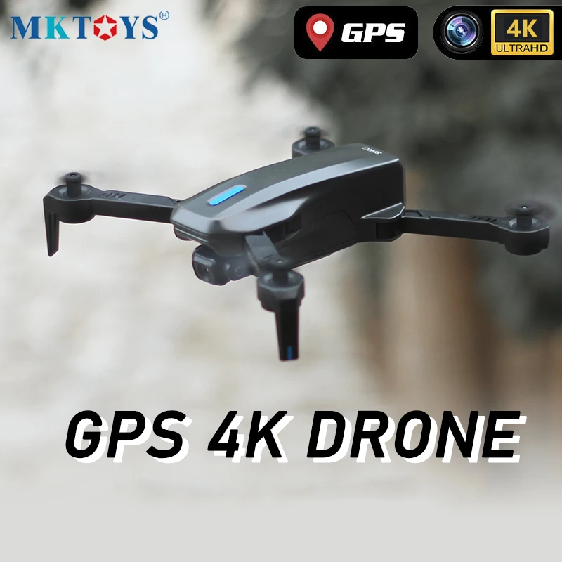 MKTOYS 4K Дрон с GPS Follow Me HD камера Мини RC игрушки подарки для детей Wi Fi складной