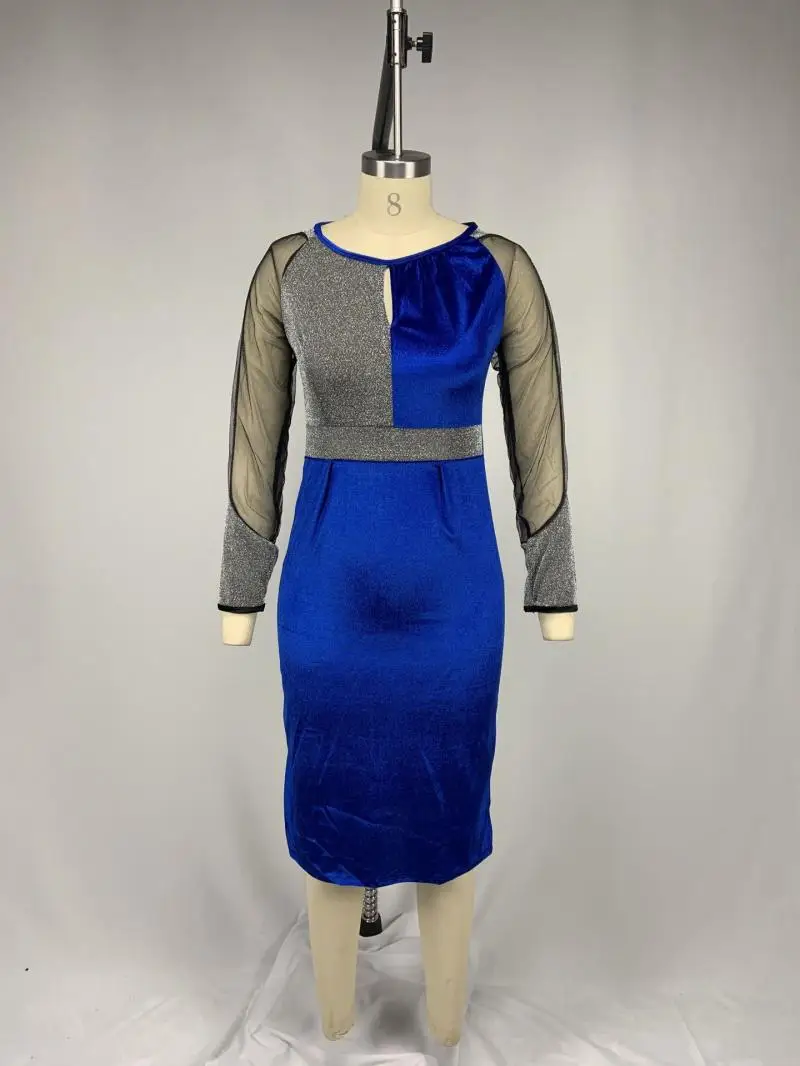 Sexy Women See Through Sheer Long Sleeve Shiny Sequin Office Party Bodycon Dress
Sexy Women See Through Sheer Long Sleeve Shiny Sequin Office Party Bodycon Dress