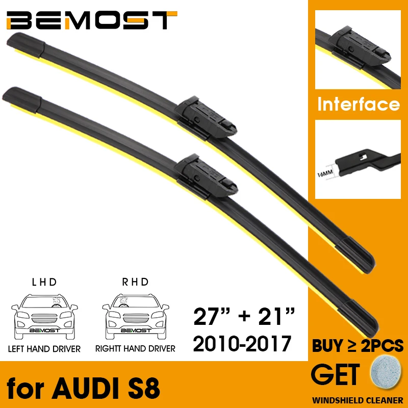 Car Wiper Blade Front Window Windshield Rubber Silicon Refill Wiper For Audi S8 2010-2017 LHD/RHD 27"+21" Car Accessories
Car Wiper Blade Front Window Windshield Rubber Silicon Refill Wiper For Audi S8 2010-2017 LHD/RHD 27"+21" Car Accessories