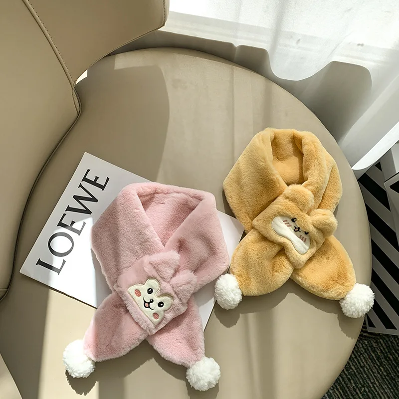 Soft fluffy scarf for boys and girls Winter cute sweet baby warm scarf for outdoor comfort children's bib
Soft fluffy scarf for boys and girls Winter cute sweet baby warm scarf for outdoor comfort children's bib