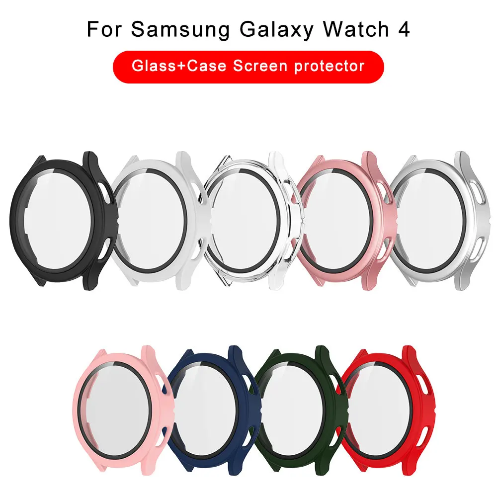 Glass+Case For Samsung Galaxy Watch 4 PC all-around Anti-fall bumper cover+Screen Protector Galaxy watch4 44mm 40mm Accessories
Glass+Case For Samsung Galaxy Watch 4 PC all-around Anti-fall bumper cover+Screen Protector Galaxy watch4 44mm 40mm Accessories