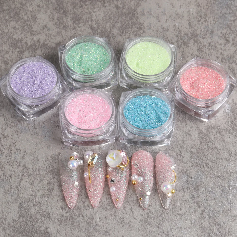 6pcs Sugar Nail Powder Pigment Shiny Candy Pink Color Dipping Dust Nail Art Glitter Sequins Design Manicure Decoration TR1539-28
6pcs Sugar Nail Powder Pigment Shiny Candy Pink Color Dipping Dust Nail Art Glitter Sequins Design Manicure Decoration TR1539-28